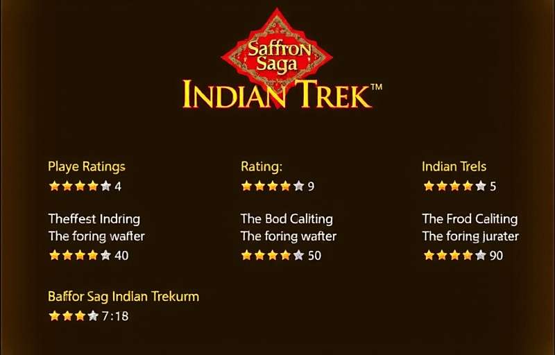 Saffron Saga Indian Trek player reviews showing high ratings across different platforms